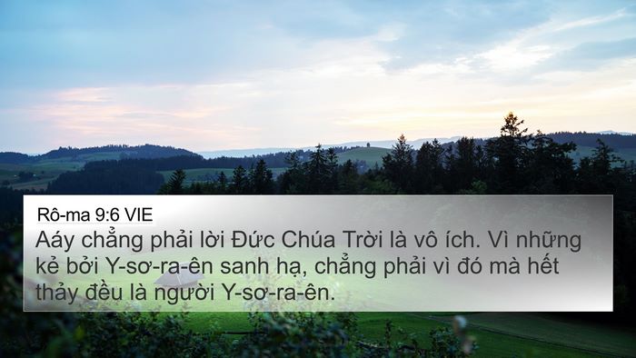 Rô-ma 9:6 VIE Bible Verse Image