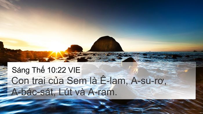 Sáng Thế 10:22 VIE Bible Verse Image