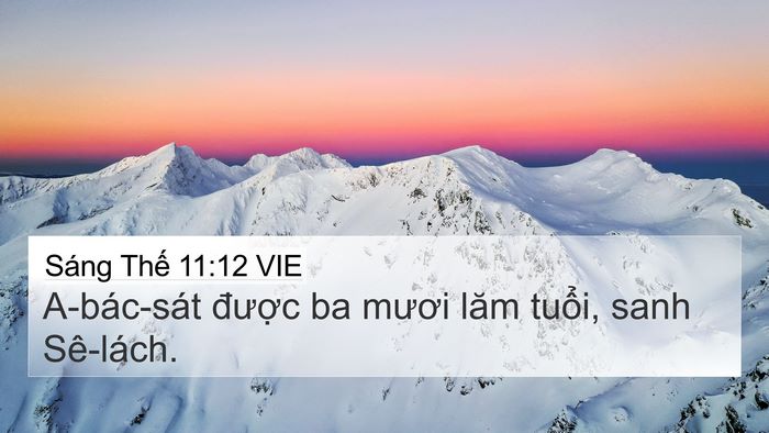 Sáng Thế 11:12 VIE Bible Verse Image