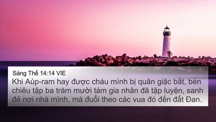 Sáng Thế 14:14 VIE Bible Verse Image