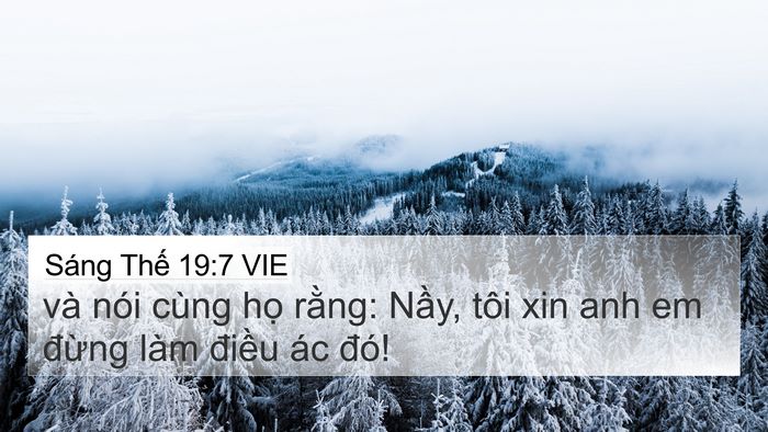 Sáng Thế 19:7 VIE Bible Verse Image