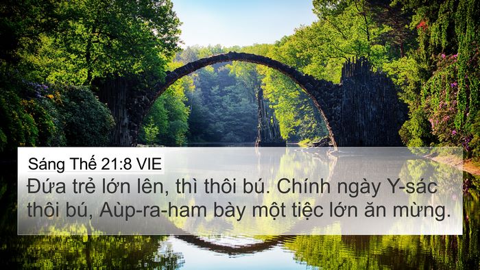 Sáng Thế 21:8 VIE Bible Verse Image