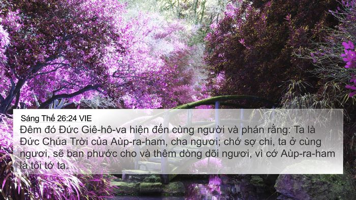 Sáng Thế 26:24 VIE Bible Verse Image