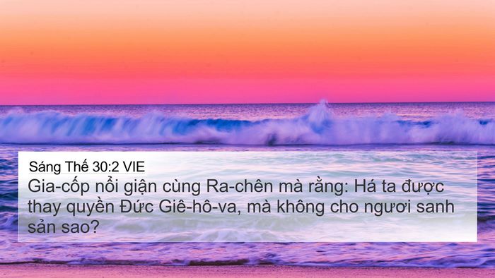 Sáng Thế 30:2 VIE Bible Verse Image