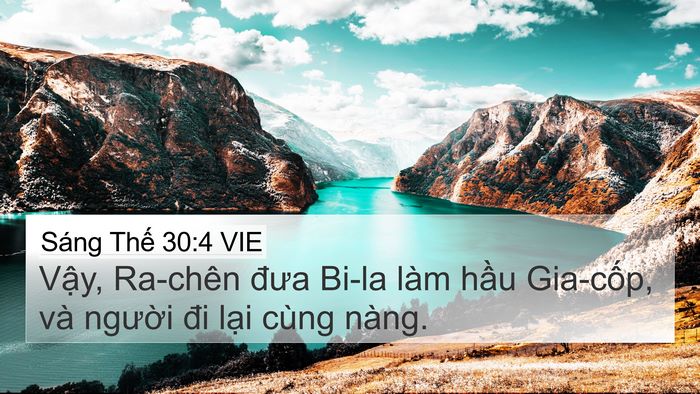Sáng Thế 30:4 VIE Bible Verse Image