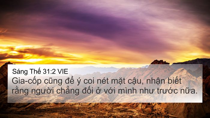 Sáng Thế 31:2 VIE Bible Verse Image