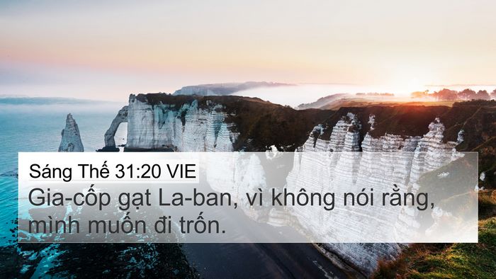 Sáng Thế 31:20 VIE Bible Verse Image