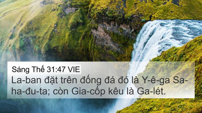 Sáng Thế 31:47 VIE Bible Verse Image