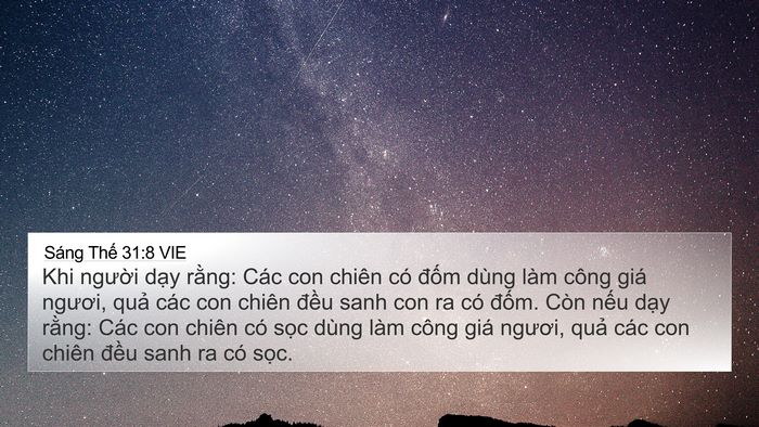 Sáng Thế 31:8 VIE Bible Verse Image
