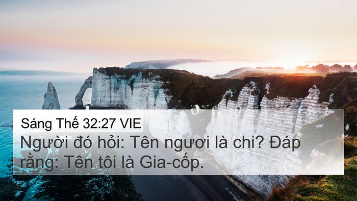 Sáng Thế 32:27 VIE Bible Verse Image