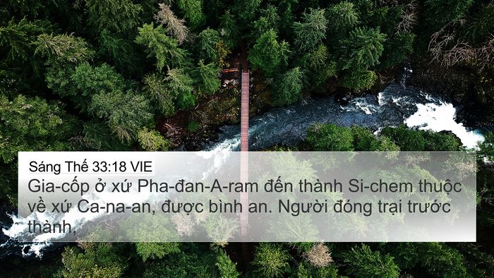 Sáng Thế 33:18 VIE Bible Verse Image