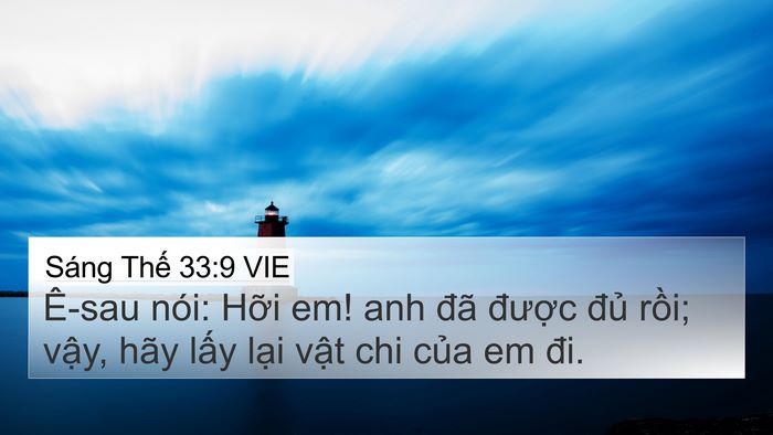 Sáng Thế 33:9 VIE Bible Verse Image