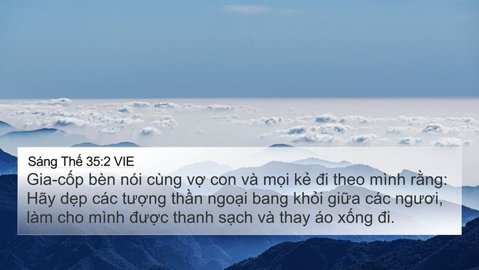 Sáng Thế 35:2 VIE Bible Verse Image
