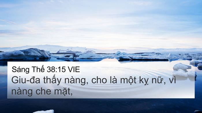 Sáng Thế 38:15 VIE Bible Verse Image