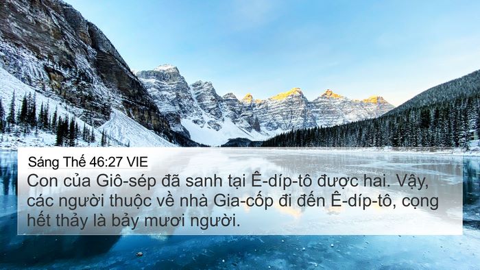 Sáng Thế 46:27 VIE Bible Verse Image