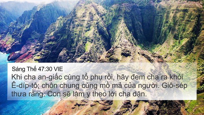 Sáng Thế 47:30 VIE Bible Verse Image