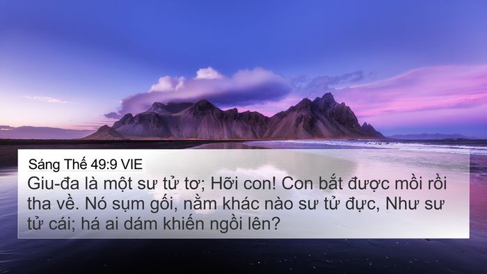 Sáng Thế 49:9 VIE Bible Verse Image