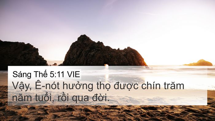 Sáng Thế 5:11 VIE Bible Verse Image