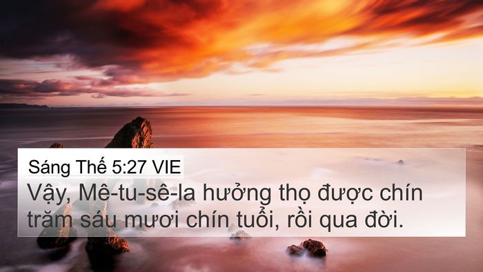 Sáng Thế 5:27 VIE Bible Verse Image