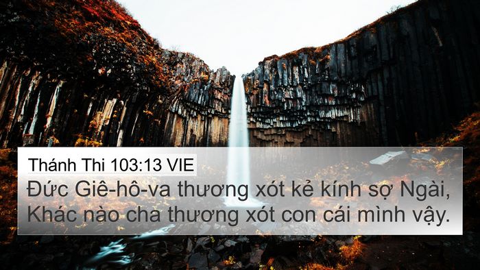 Thánh Thi 103:13 VIE Bible Verse Image