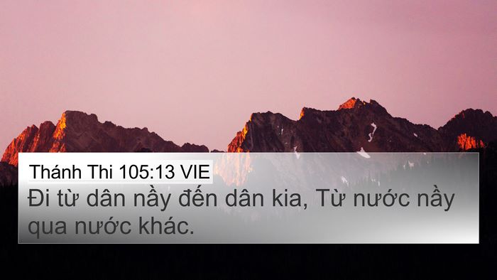 Thánh Thi 105:13 VIE Bible Verse Image