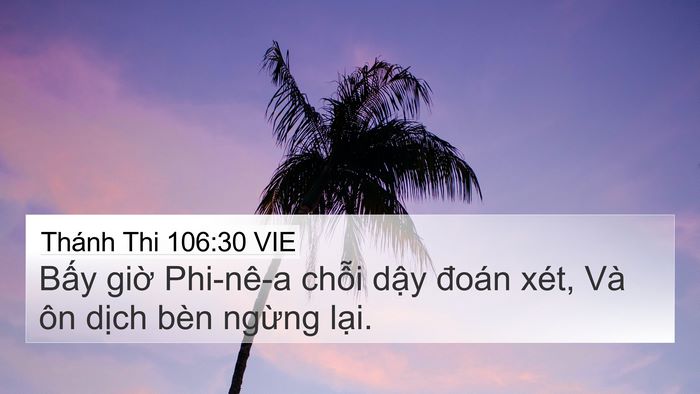 Thánh Thi 106:30 VIE Bible Verse Image