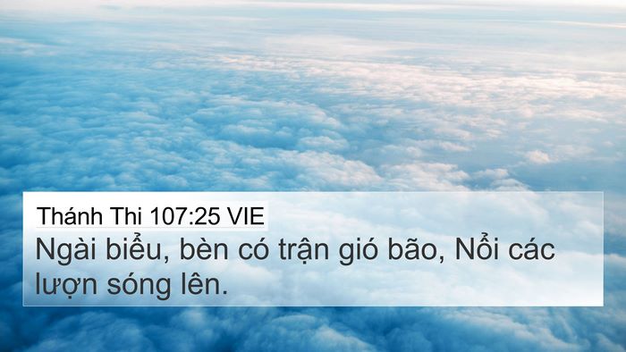 Thánh Thi 107:25 VIE Bible Verse Image