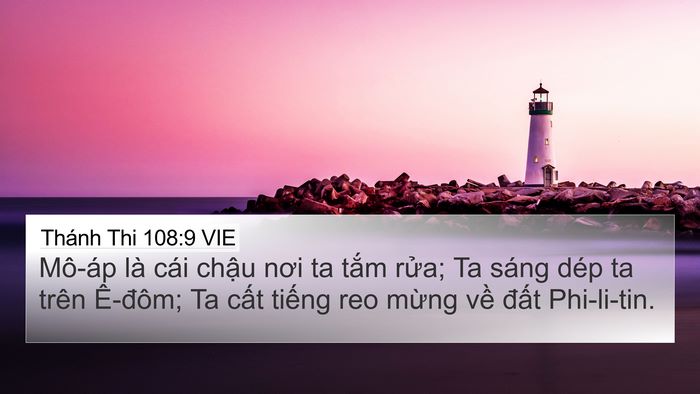 Thánh Thi 108:9 VIE Bible Verse Image