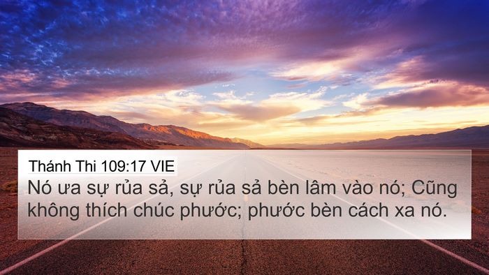 Thánh Thi 109:17 VIE Bible Verse Image