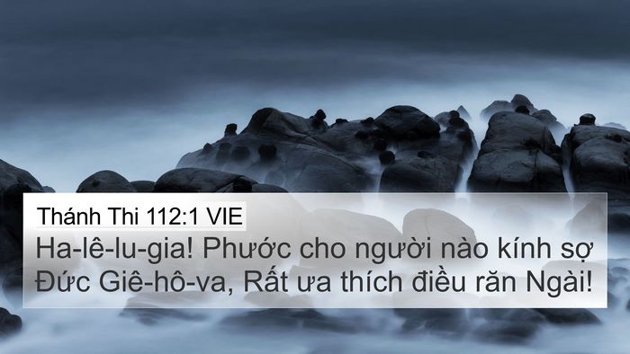Thánh Thi 112:1 VIE Bible Verse Image