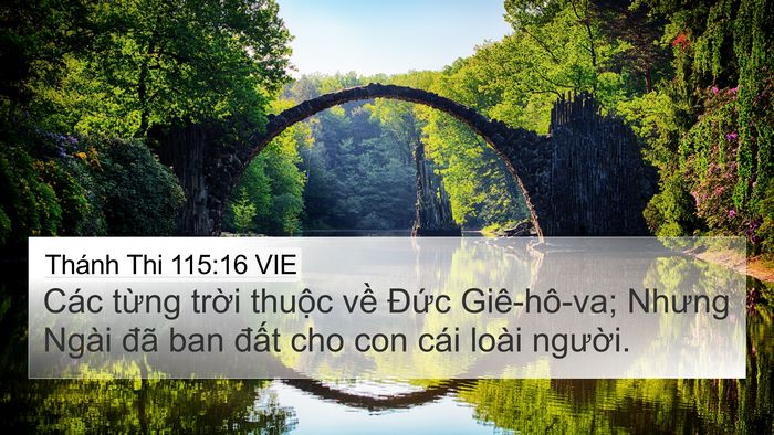 Thánh Thi 115:16 VIE Bible Verse Image