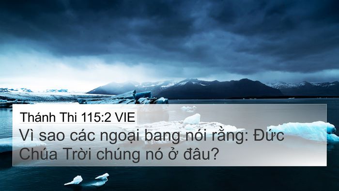 Thánh Thi 115:2 VIE Bible Verse Image