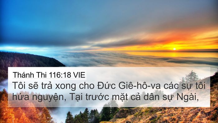 Thánh Thi 116:18 VIE Bible Verse Image