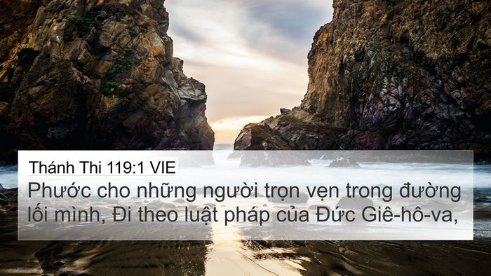 Thánh Thi 119:1 VIE Bible Verse Image