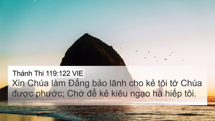 Thánh Thi 119:122 VIE Bible Verse Image