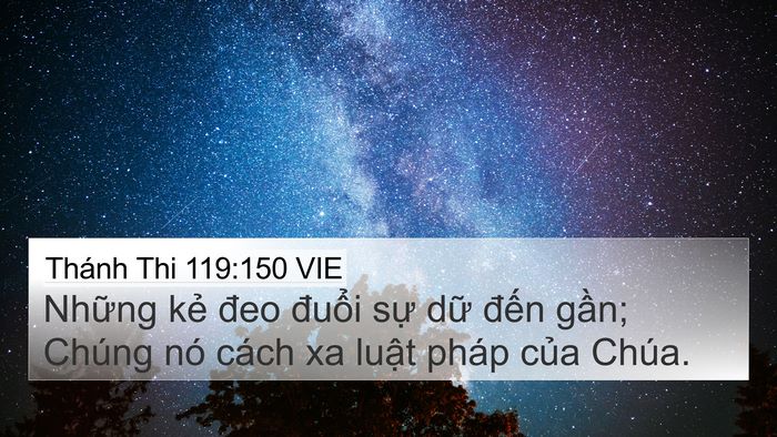 Thánh Thi 119:150 VIE Bible Verse Image