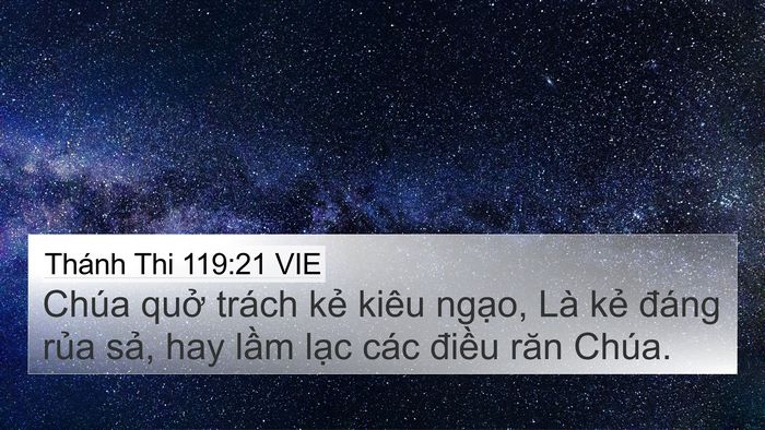 Thánh Thi 119:21 VIE Bible Verse Image