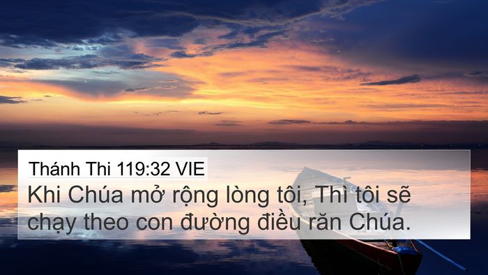 Thánh Thi 119:32 VIE Bible Verse Image