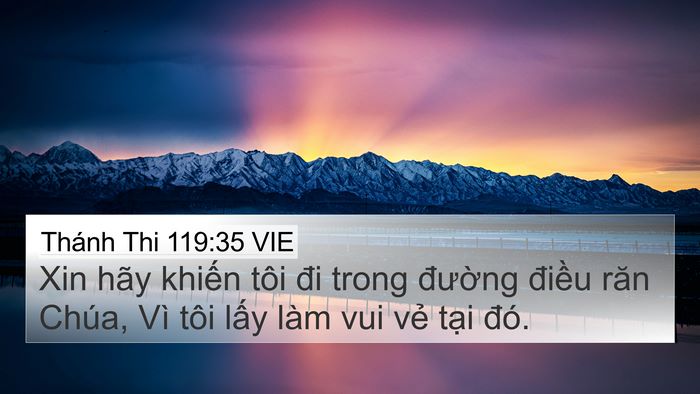 Thánh Thi 119:35 VIE Bible Verse Image