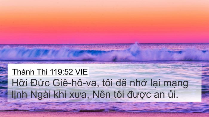 Thánh Thi 119:52 VIE Bible Verse Image