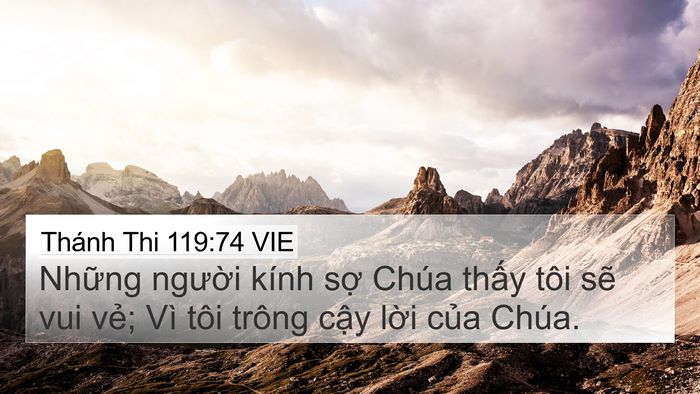 Thánh Thi 119:74 VIE Bible Verse Image