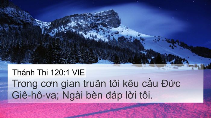 Thánh Thi 120:1 VIE Bible Verse Image