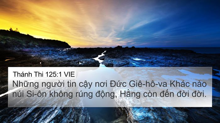 Thánh Thi 125:1 VIE Bible Verse Image