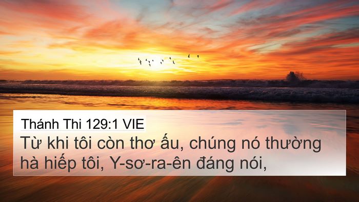 Thánh Thi 129:1 VIE Bible Verse Image