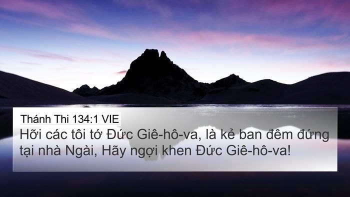 Thánh Thi 134:1 VIE Bible Verse Image