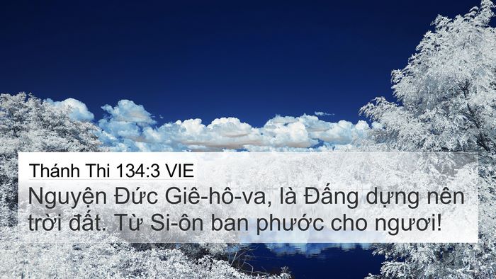 Thánh Thi 134:3 VIE Bible Verse Image
