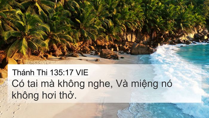 Thánh Thi 135:17 VIE Bible Verse Image