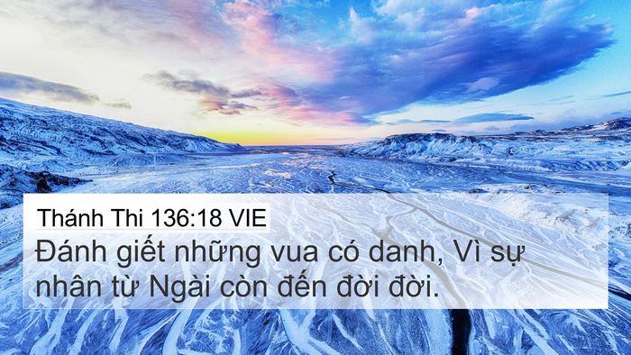 Thánh Thi 136:18 VIE Bible Verse Image