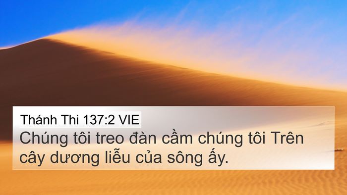 Thánh Thi 137:2 VIE Bible Verse Image