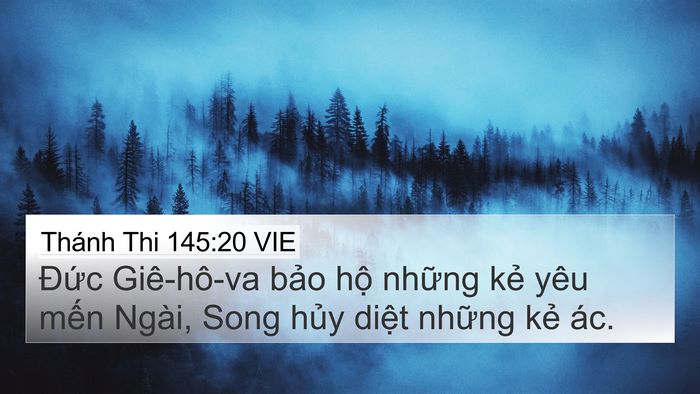 Thánh Thi 145:20 VIE Bible Verse Image